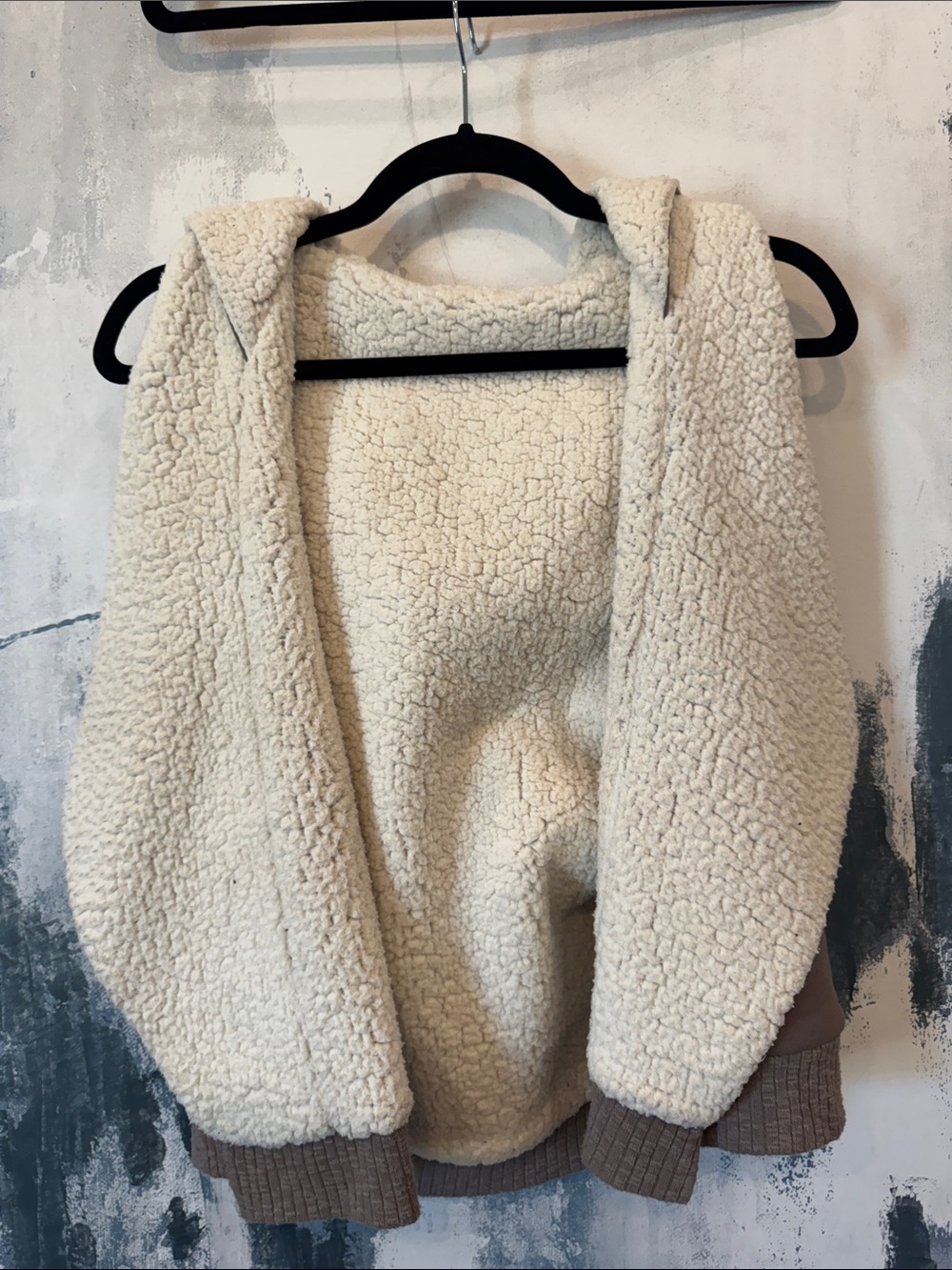 Splendid Cozy Sherpa Hooded Reversible Vest
